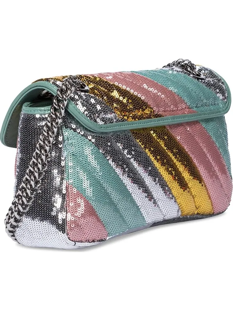 Сумка женская малая кросс-боди Gucci GG Marmont Sequin — изображение 2 из 2, мульти