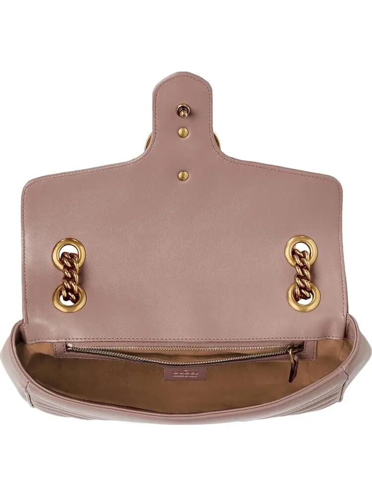 Сумка женская кросс-боди Gucci GG Marmont Matelass? — изображение 3 из 3, розовый