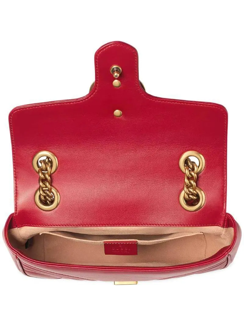 Сумка женская кросс-боди Gucci GG Marmont Matelass? — изображение 4 из 4, красный
