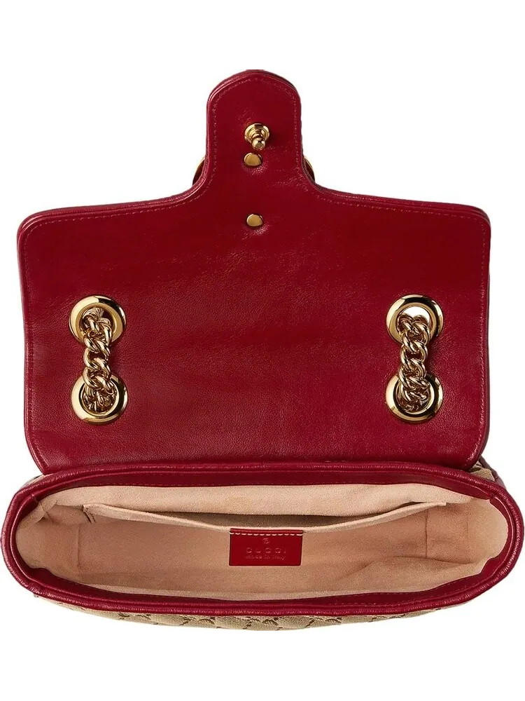 Сумка женская кросс-боди Gucci GG Marmont — изображение 3 из 3, загар
