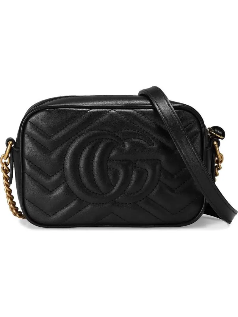Сумка женская кросс-боди Gucci GG Marmont Matelass? — изображение 2 из 4, черный