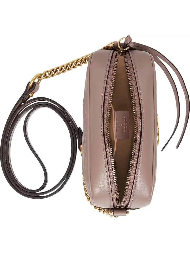 Сумка женская кросс-боди Gucci GG Marmont Matelass? — изображение 4 из 4, розовый