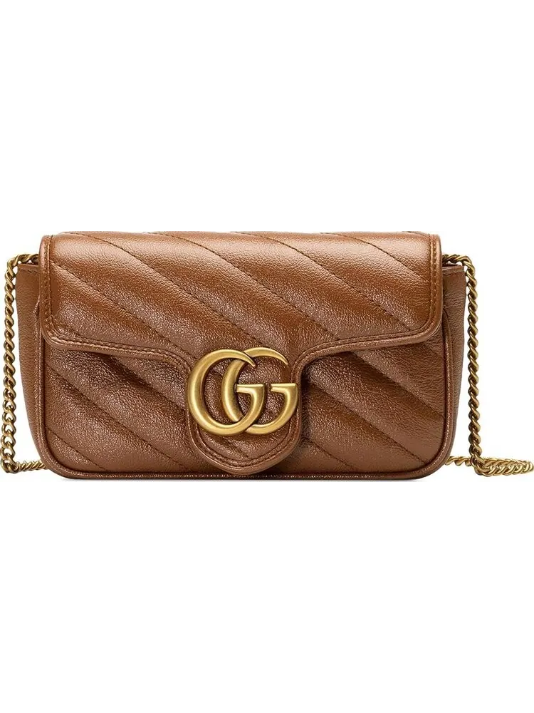 Сумка женская кросс-боди Gucci GG Marmont Matelass? — изображение 1 из 2, коричневый
