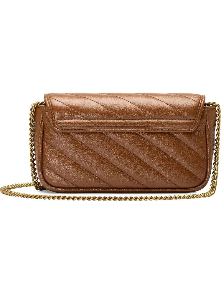 Сумка женская кросс-боди Gucci GG Marmont Matelass? — изображение 2 из 2, коричневый