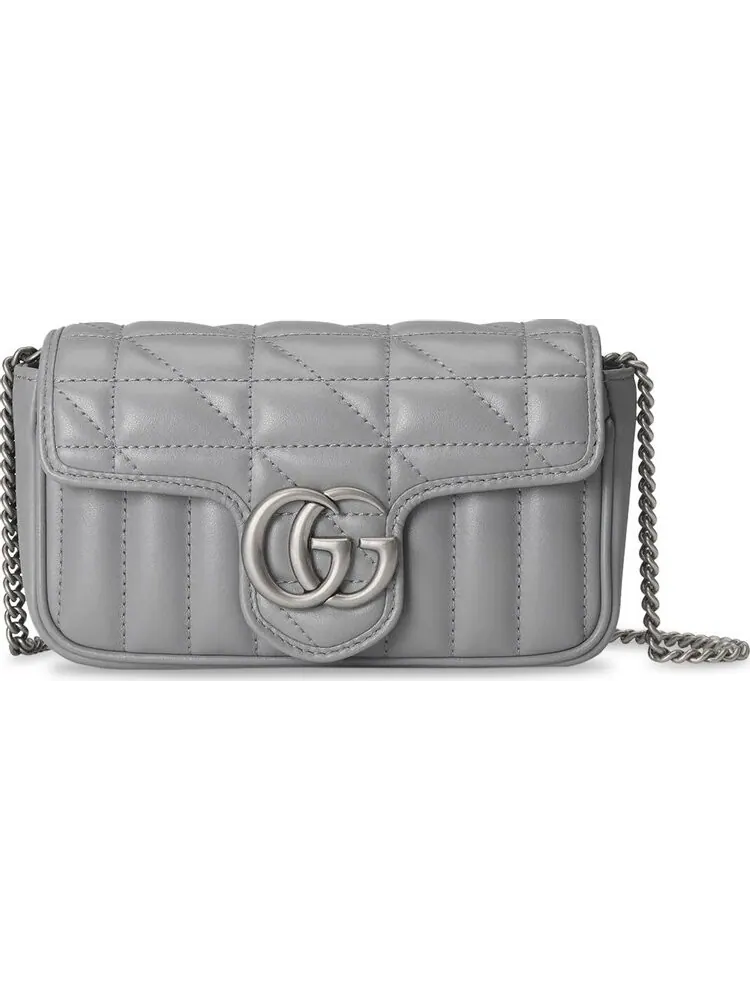 Сумка женская кросс-боди Gucci GG Marmont Deep Grey