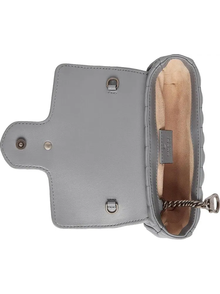 Сумка женская кросс-боди Gucci GG Marmont Deep Grey — изображение 3 из 3, серый