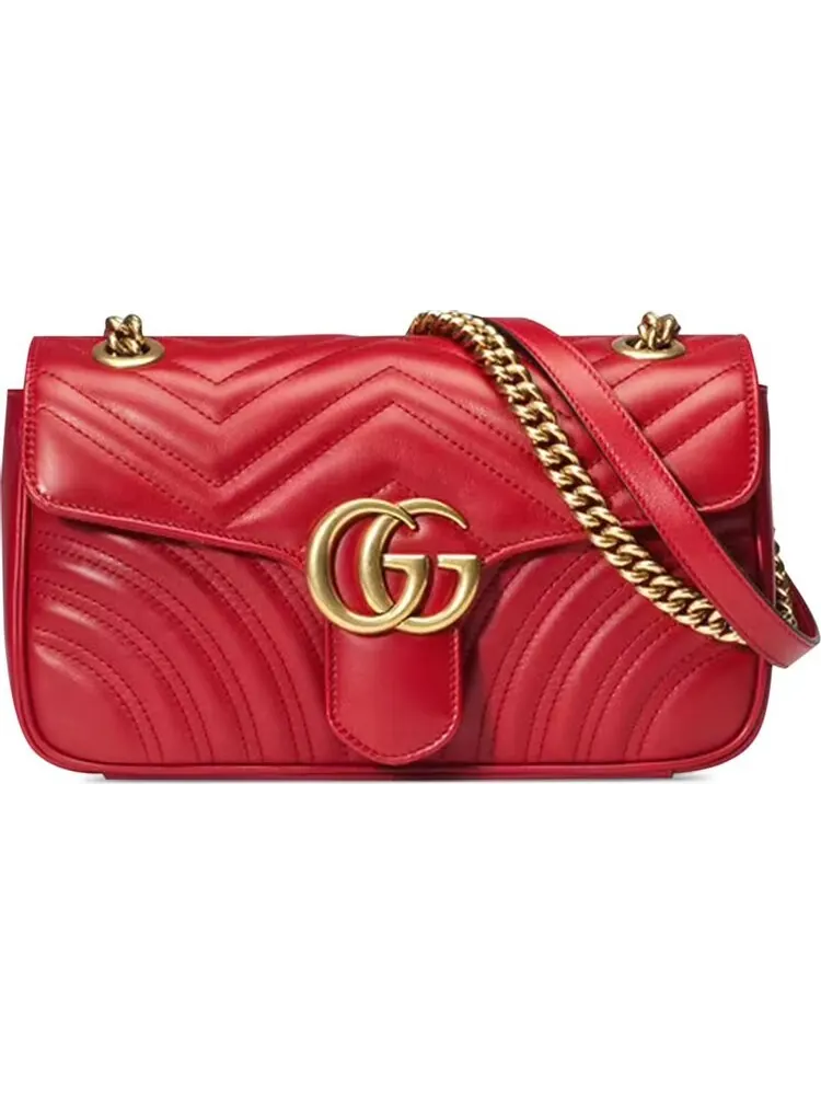 Сумка женская малая кросс-боди Gucci GG Marmont Matelass?