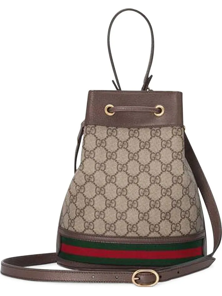 Сумка женская малая кросс-боди Gucci Ophidia — изображение 1 из 1, коричневый