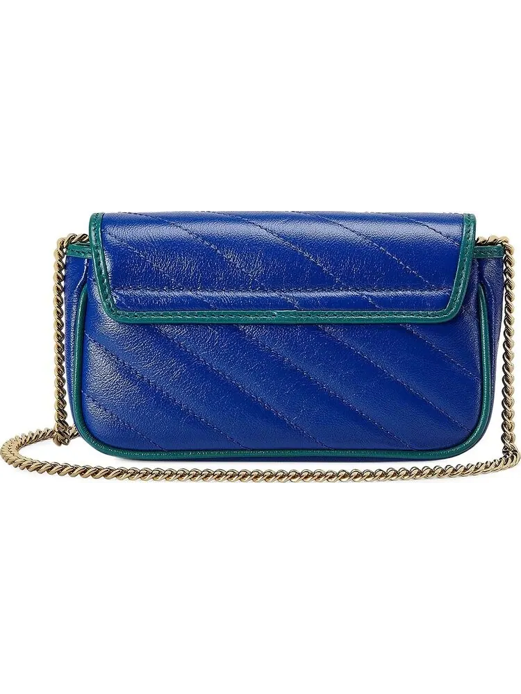Сумка женская мини кросс-боди Gucci Super — изображение 2 из 3, синий