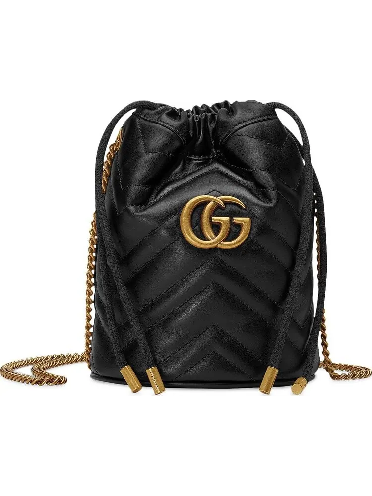 Сумка женская кросс-боди Gucci GG Marmont Bucket