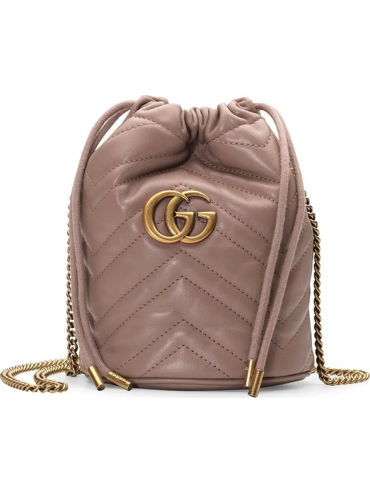 Сумка женская кросс-боди Gucci GG Marmont 2.0 Роза