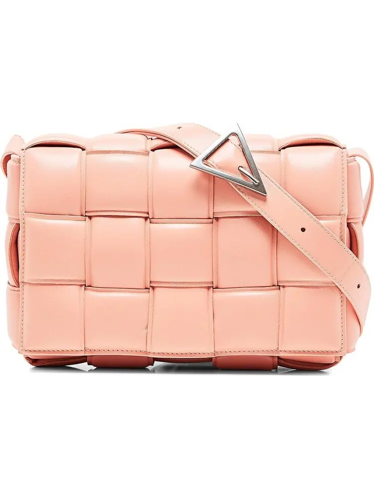Сумка Bottega Veneta Padded Cassette Bag Peachy/Silver — изображение 1 из 3, оранжевый