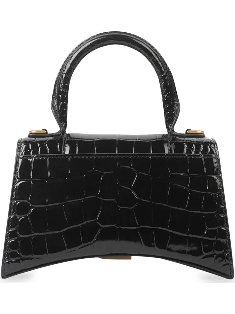 Сумка женская top-handle Balenciaga Hourglass XS Black — 2