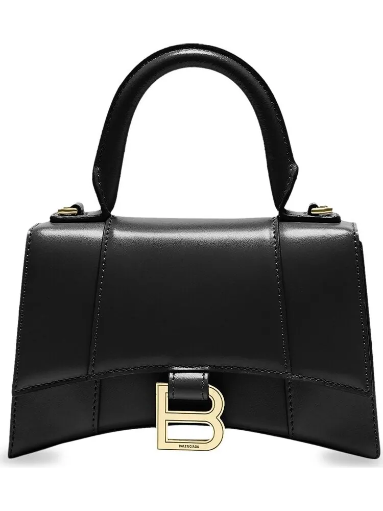 Сумка женская top-handle Balenciaga Hourglass XS Black — 1