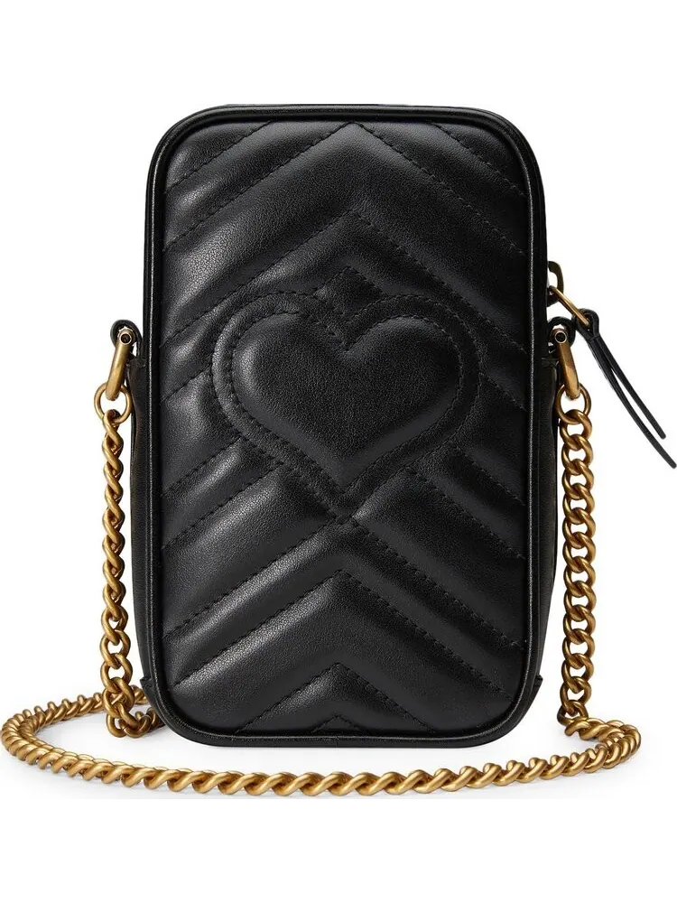Сумка женская кросс-боди Gucci GG Marmont — изображение 2 из 2, черный