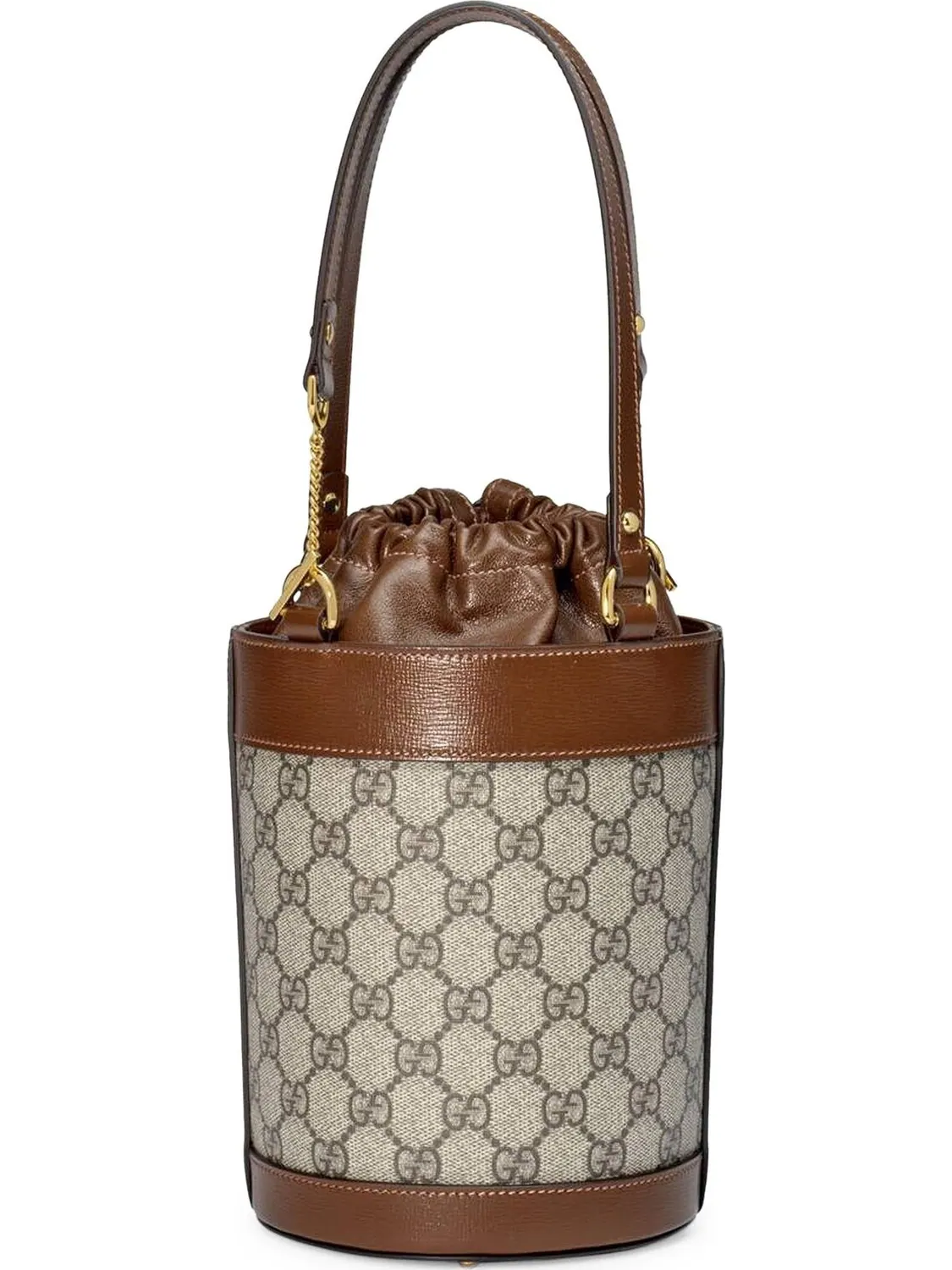 Сумка женская малая кросс-боди Gucci Horsebit 1955 — изображение 3 из 3, загар