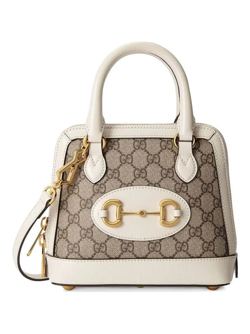 Сумка женская кросс-боди текстиль, кожа Gucci Horsebit 1955
