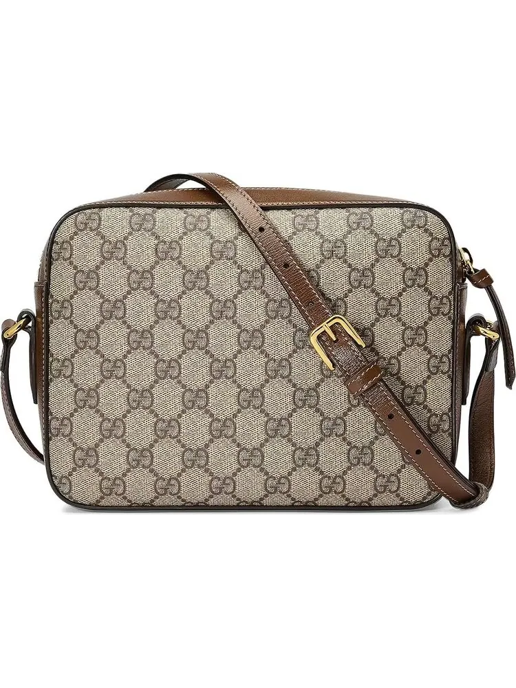 Сумка женская малая кросс-боди Gucci Horsebit 1955 — изображение 2 из 2, коричневый