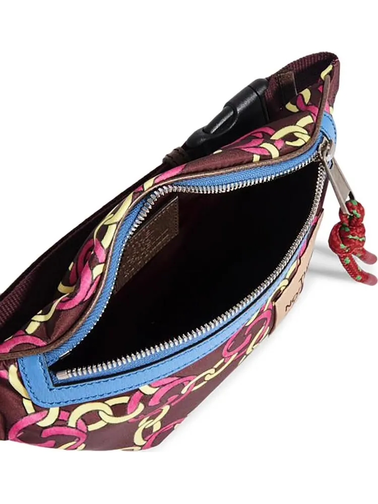 Сумка The North Face x Gucci Belt Bag Burgundy Multi — 3