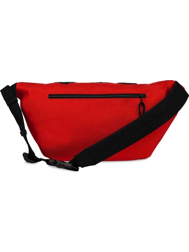 Сумка Balenciaga Explorer Belt Bag With Animation Patches Red — 2