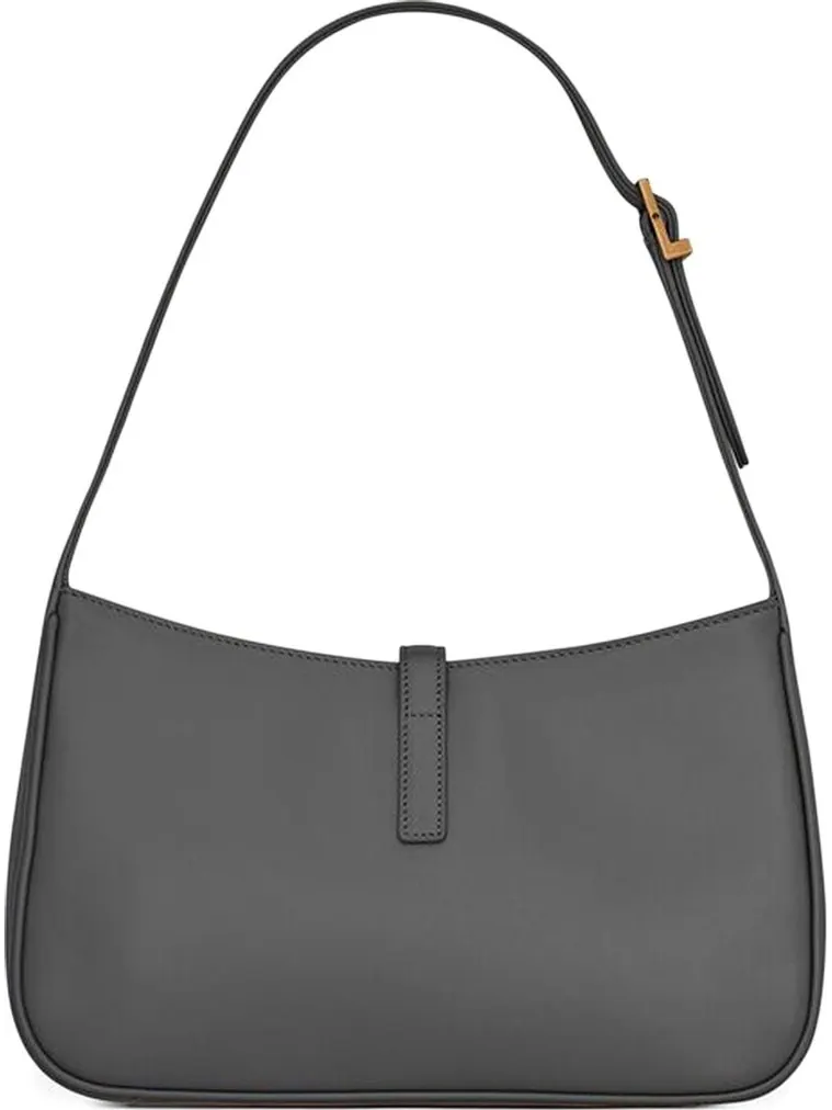 Сумка Saint Laurent Le 5 À 7 Hobo Bag Storm, серая — 2