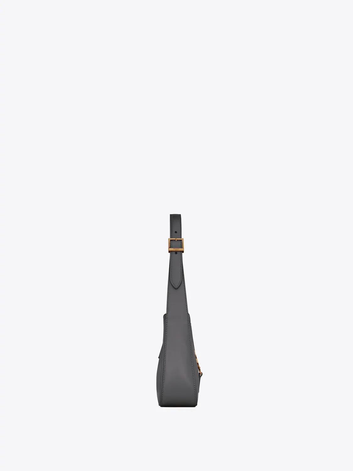 Сумка Saint Laurent Le 5 À 7 Hobo Bag Storm, серая — 3