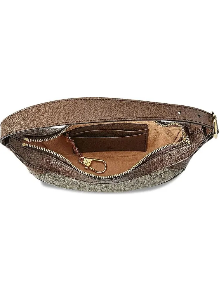 Сумка женская мини кросс-боди Gucci Ophidia GG — изображение 2 из 3, бежевый