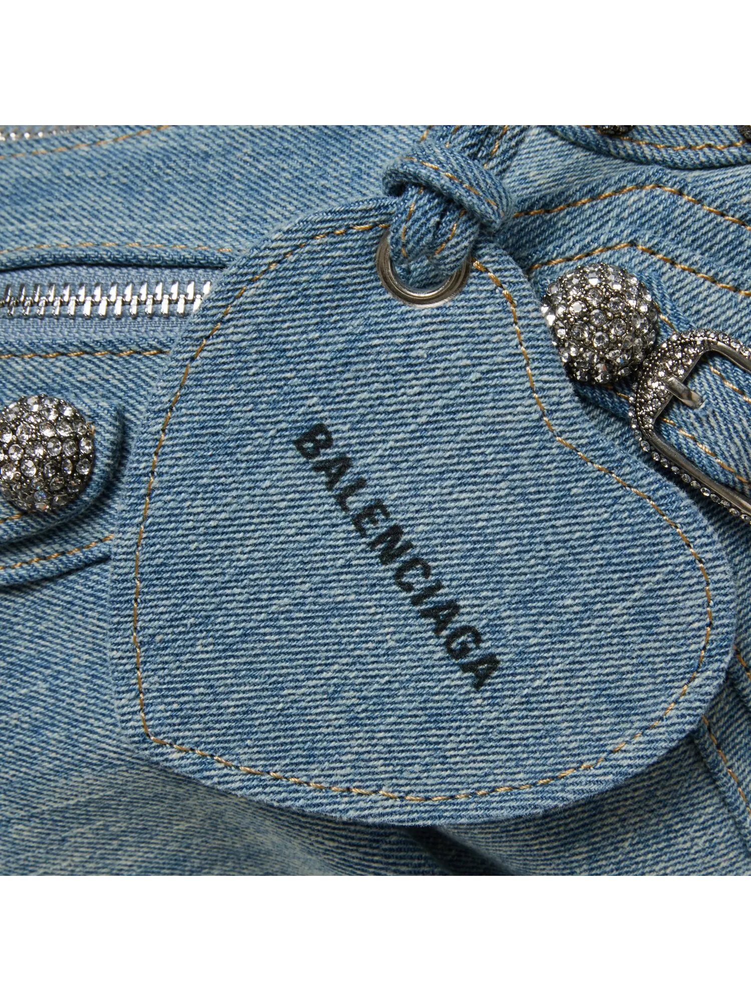 Сумка женская кросс-боди Balenciaga Le Cagole — изображение 3 из 3, синий