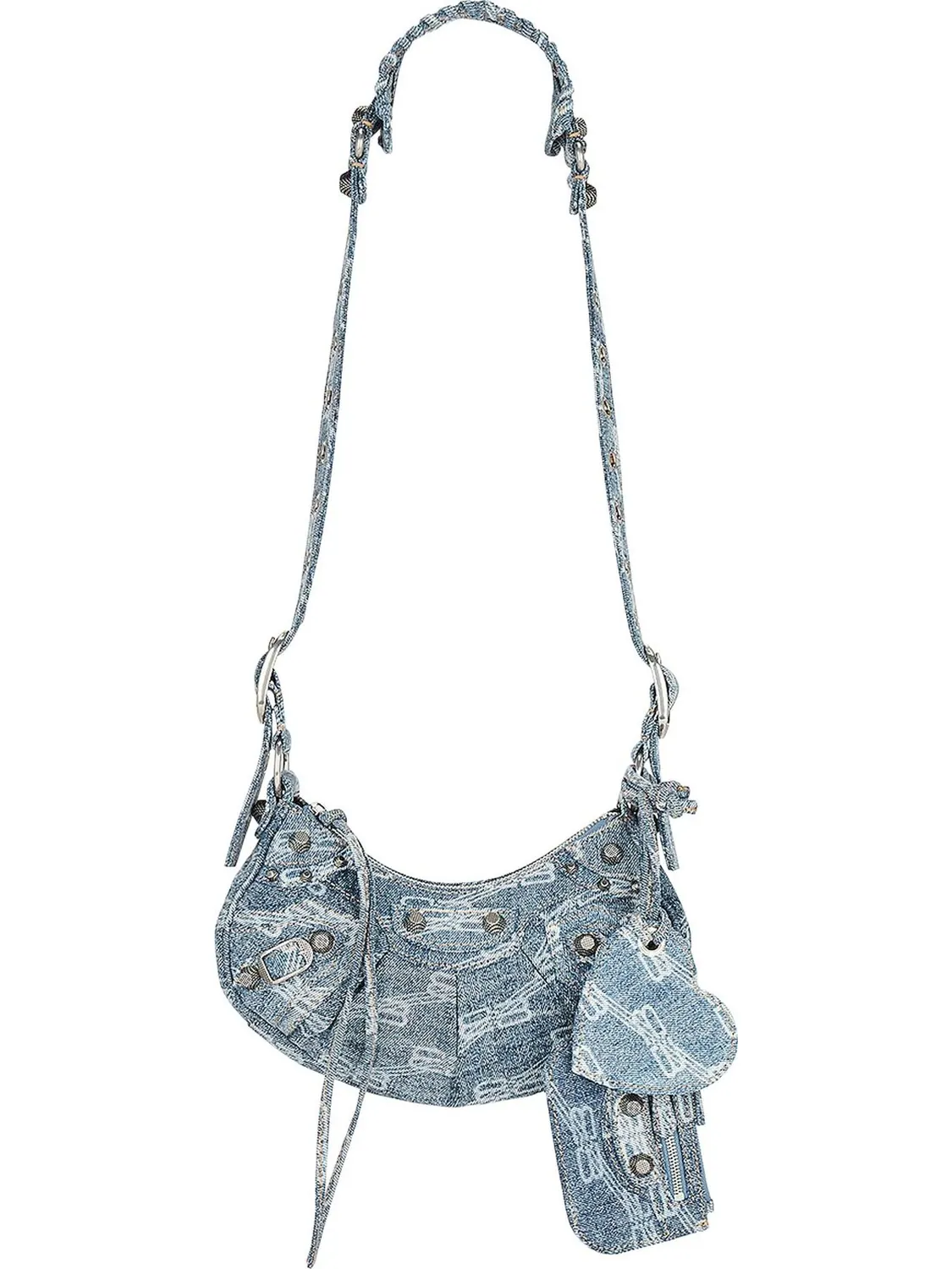 Сумка женская кросс-боди Balenciaga Le Cagole XS Blue — изображение 1 из 3, синий