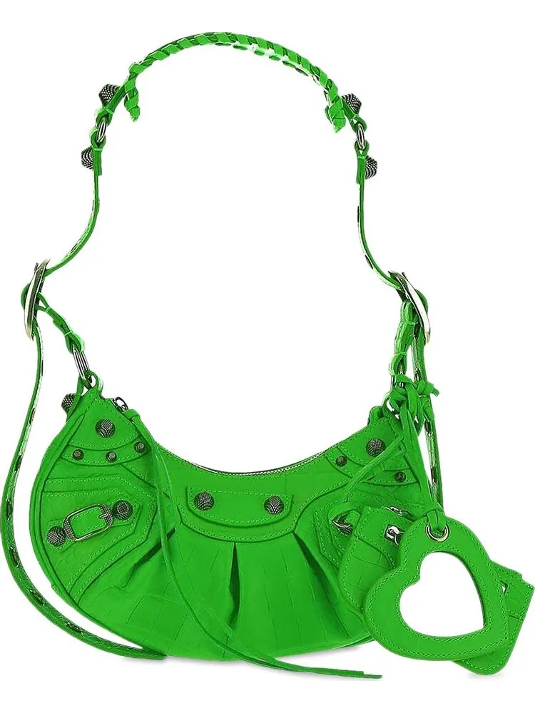 Сумка женская кросс-боди Balenciaga XS Le Cagole Acid Green — изображение 1 из 3, зеленый