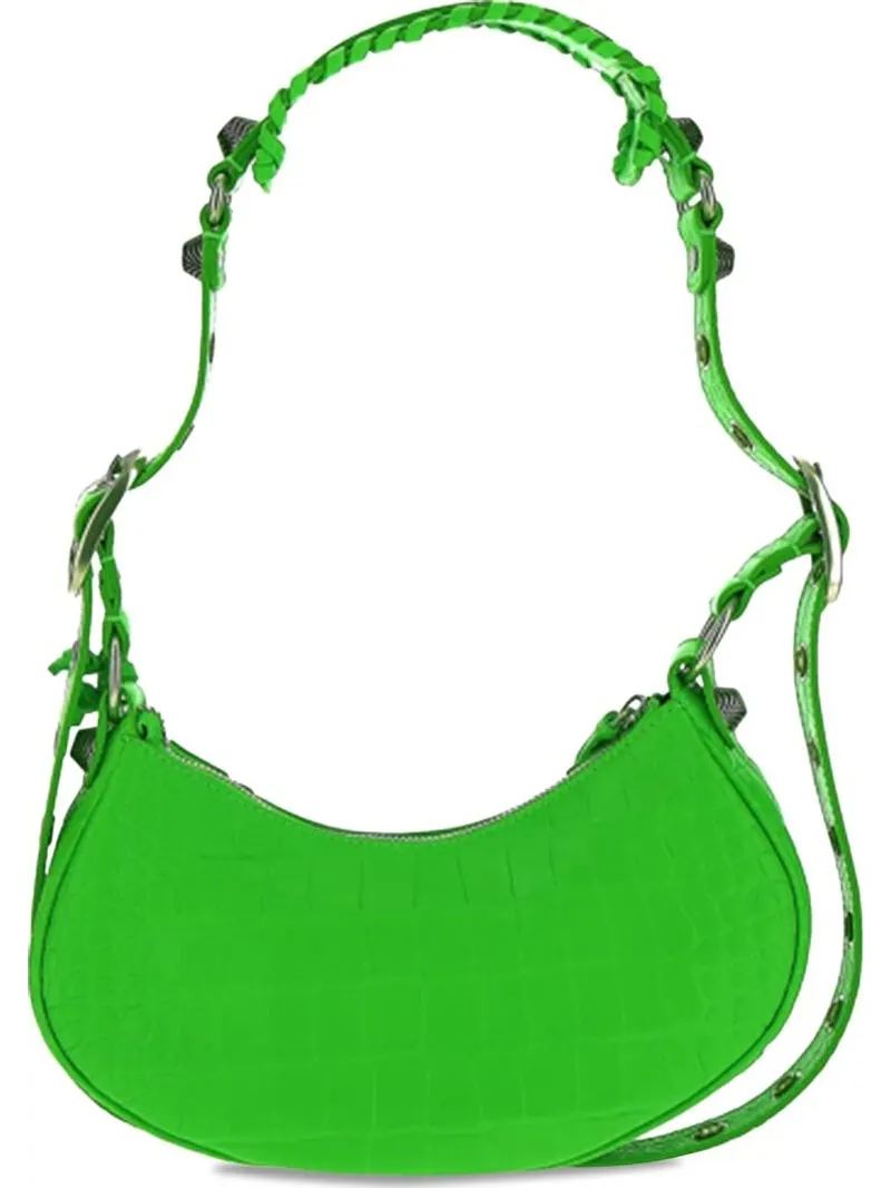 Сумка женская кросс-боди Balenciaga XS Le Cagole Acid Green — изображение 2 из 3, зеленый