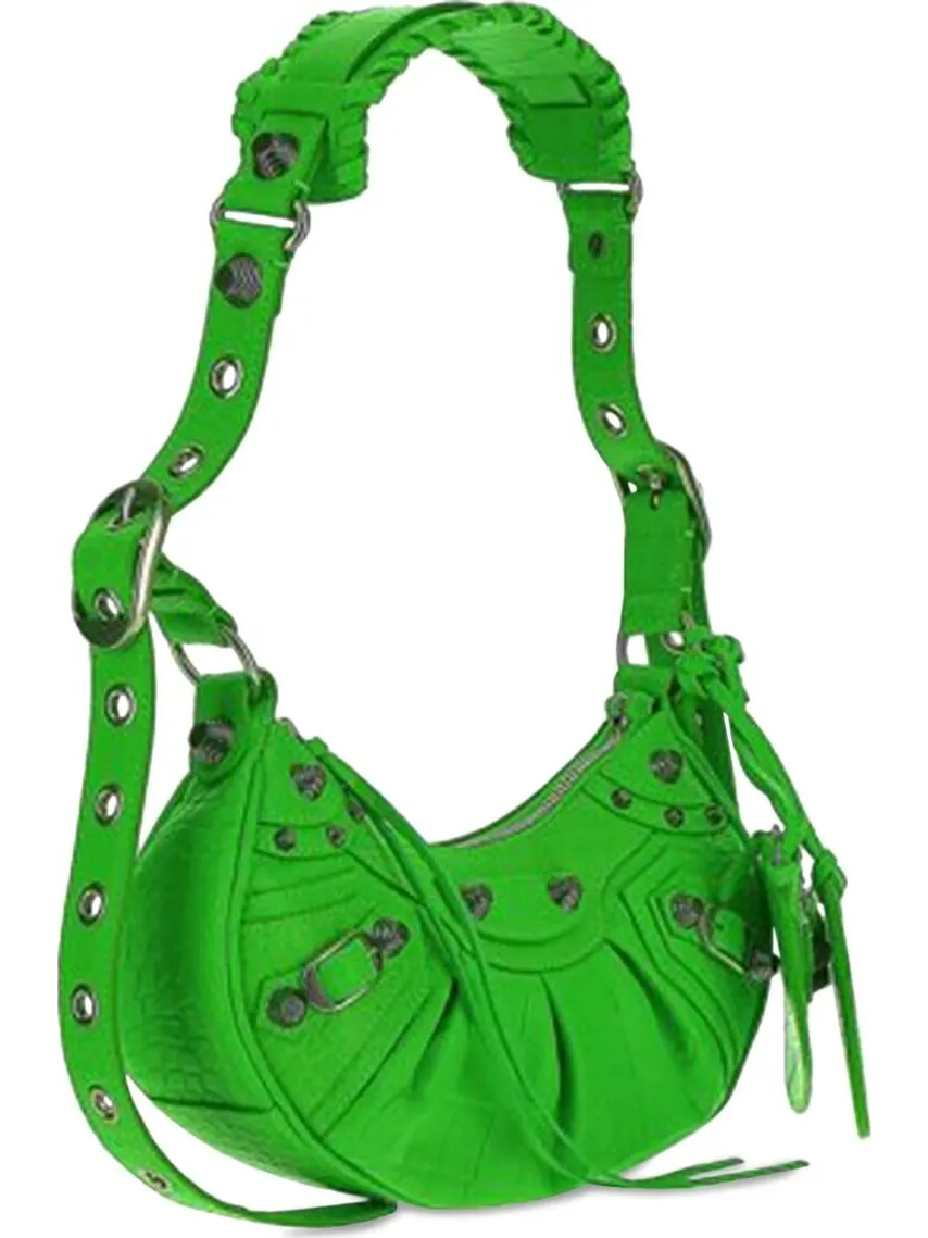 Сумка женская кросс-боди Balenciaga XS Le Cagole Acid Green — изображение 3 из 3, зеленый