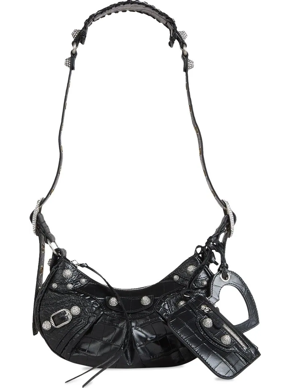 Сумка женская кросс-боди Balenciaga XS Le Cagole Black — изображение 1 из 3, черный