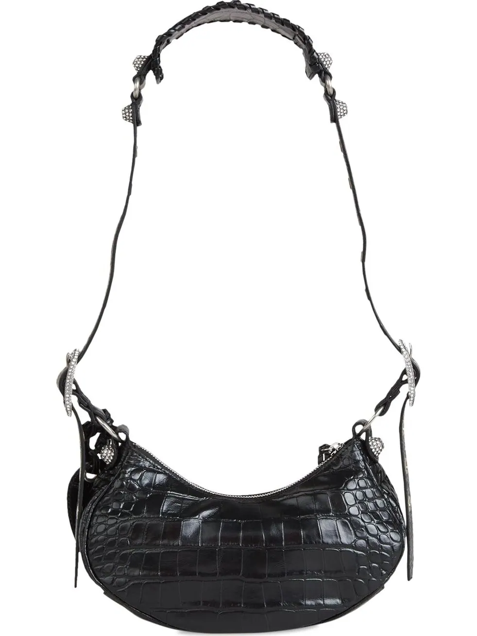 Сумка женская кросс-боди Balenciaga XS Le Cagole Black — изображение 2 из 3, черный