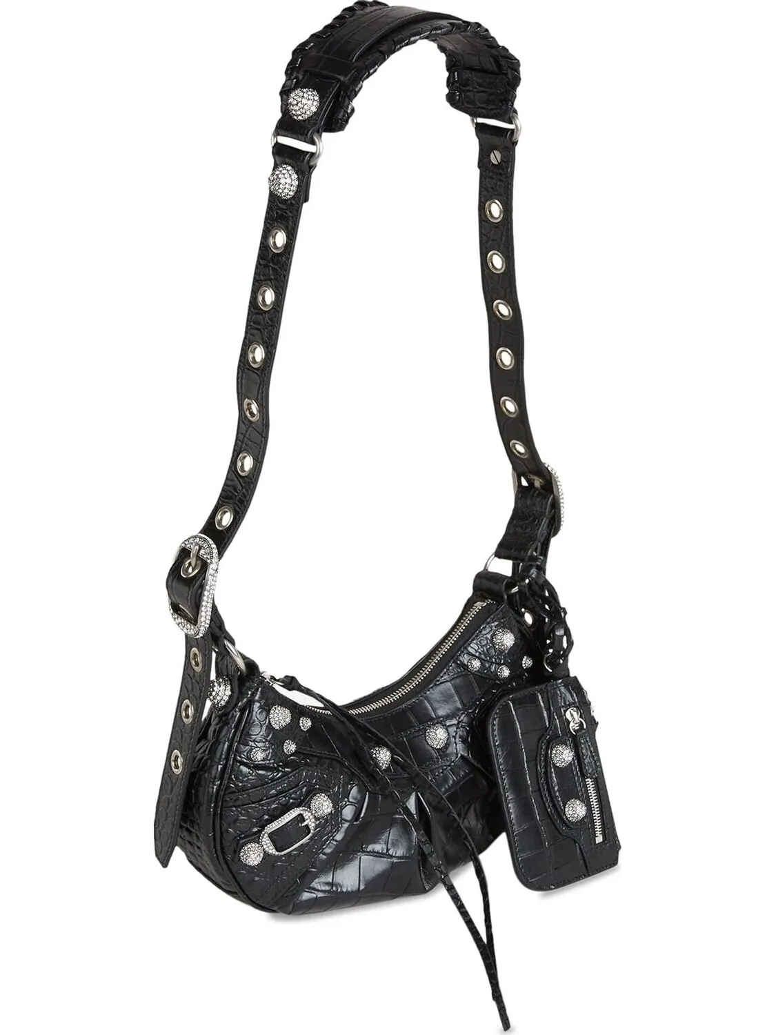 Сумка женская кросс-боди Balenciaga XS Le Cagole Black — изображение 3 из 3, черный