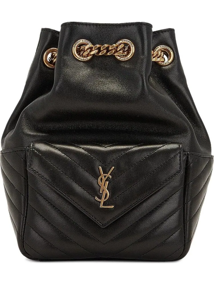 Сумка Saint Laurent Joe Chevron Bucket Bag — 2