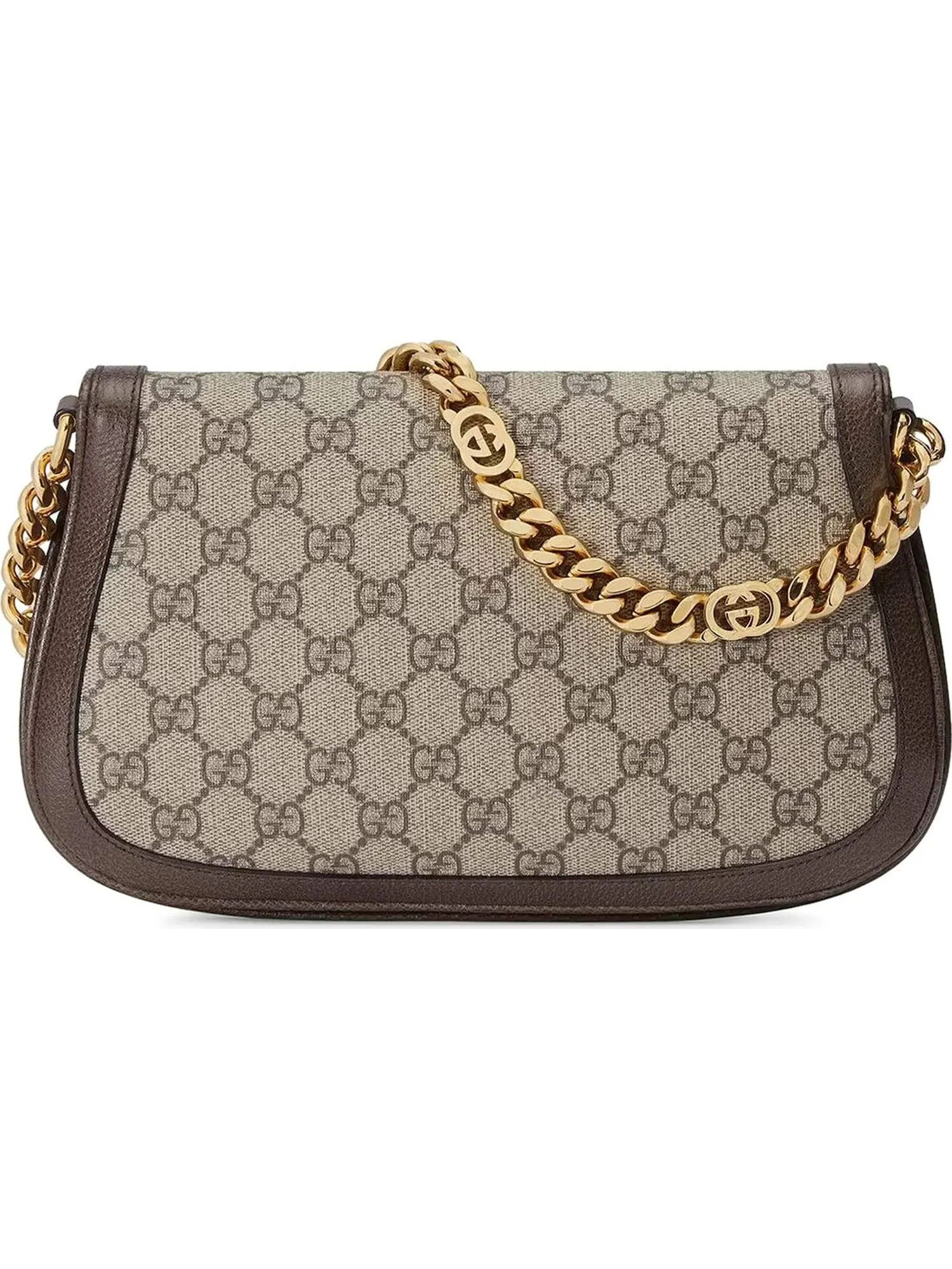 Сумка женская кросс-боди Gucci Blondie Shoulder — изображение 2 из 2, серый