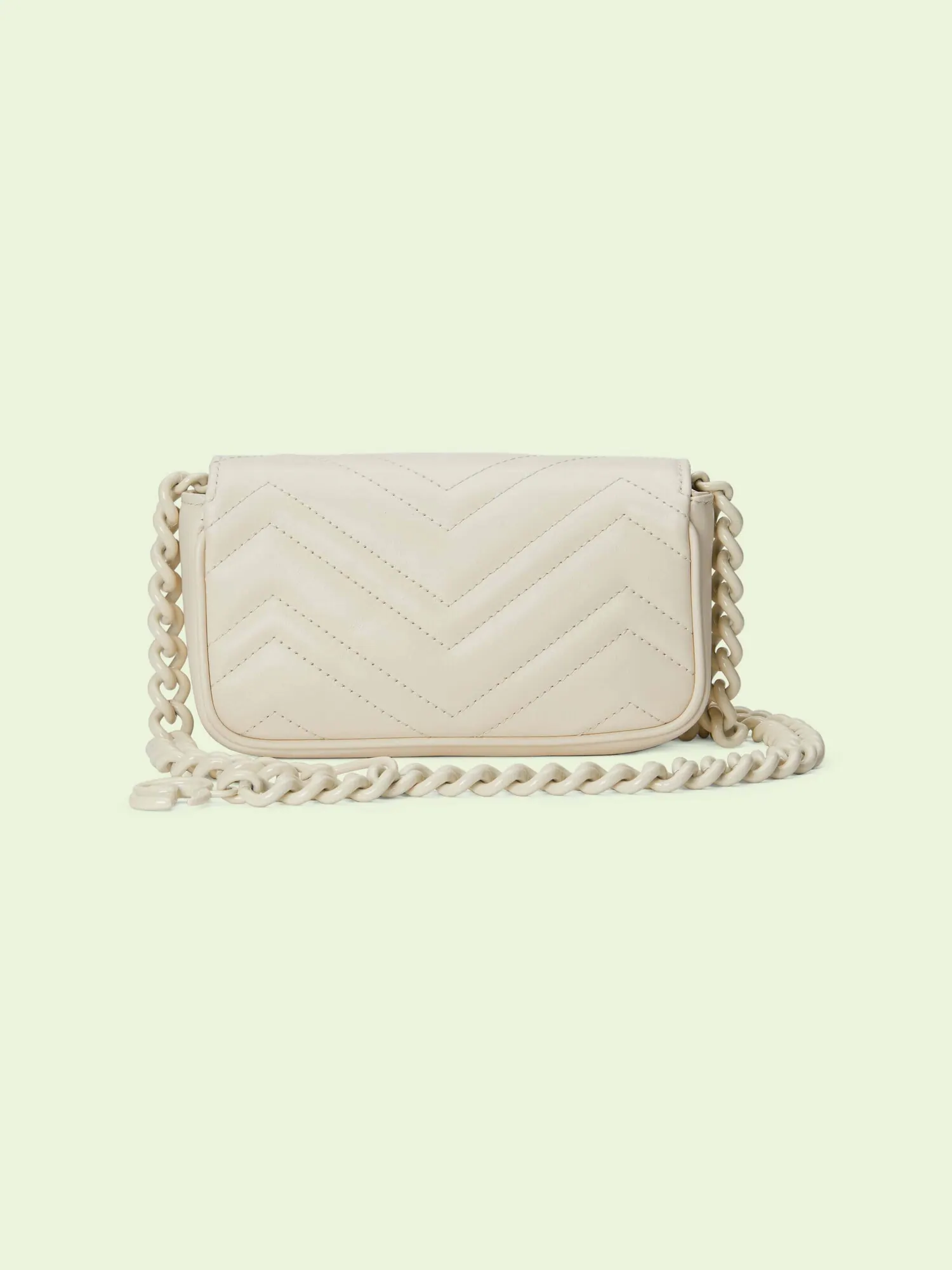 Сумка женская поясная Gucci GG Marmont — изображение 5 из 10, белый
