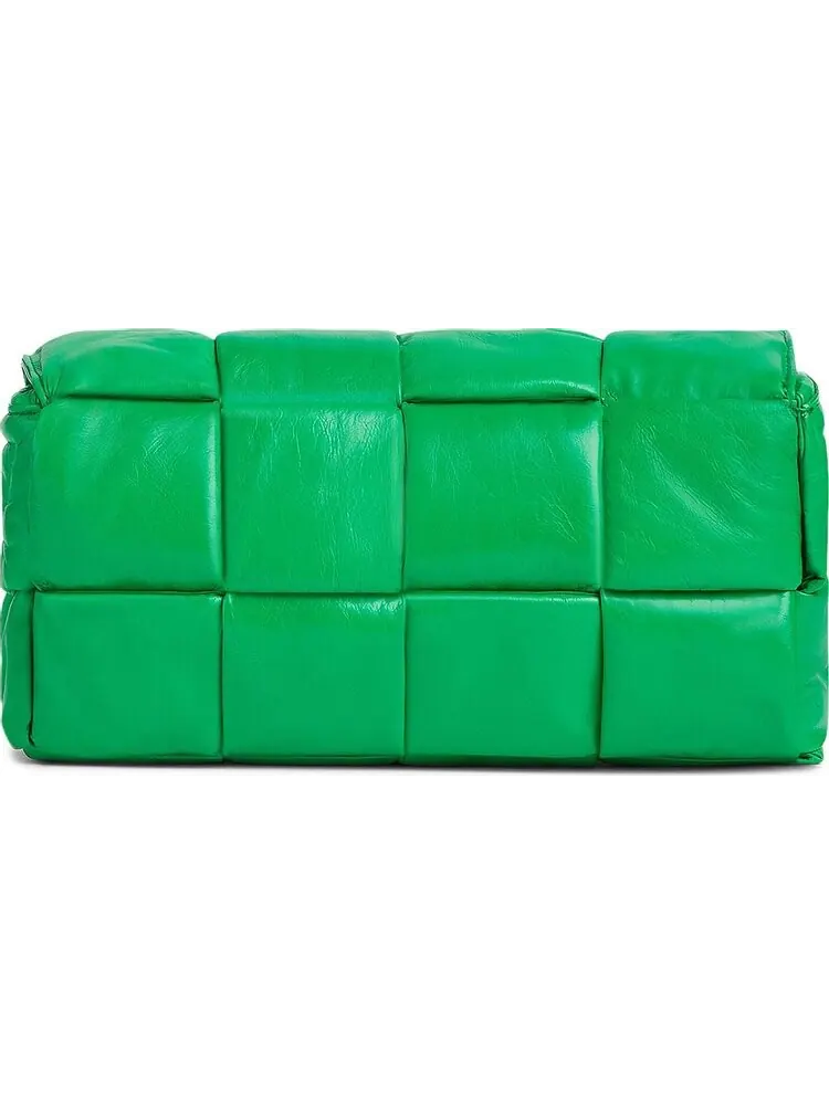 Сумка Bottega Veneta Padded Tech Parquet Cassette Bag Parakeet/Silver — 2