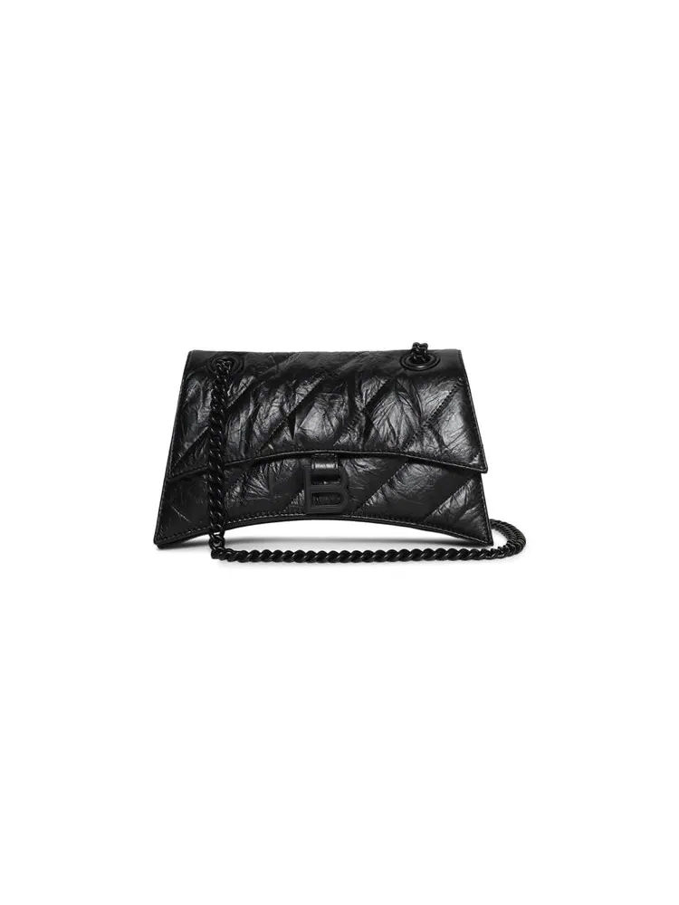 Сумка женская кросс-боди Balenciaga Crush Chain — изображение 1 из 1, черный