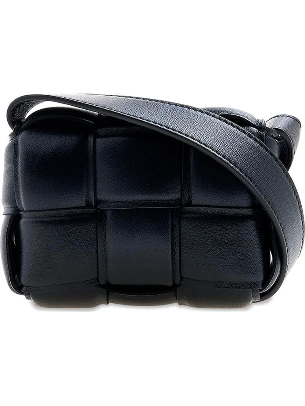 Сумка Bottega Veneta Padded Candy Cassette — изображение 2 из 4, черный/золотой