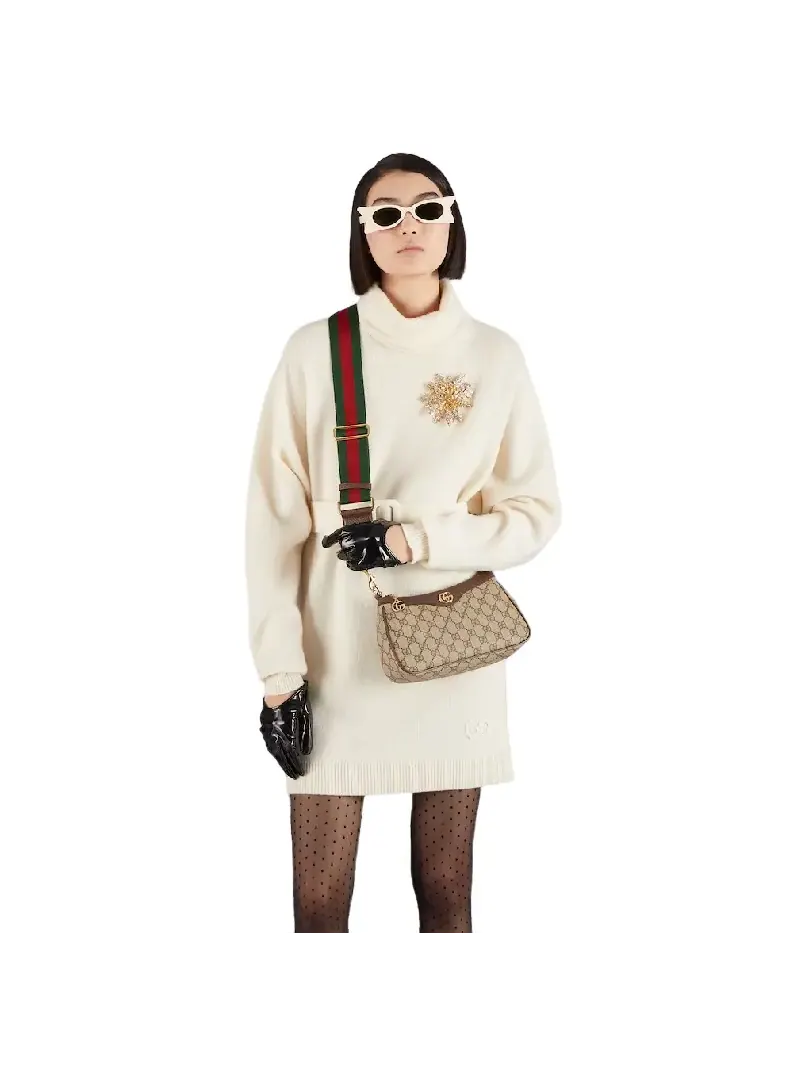 Сумка женская малая top-handle Gucci Ophidia GG — 8