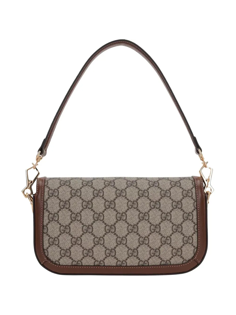 Сумка женская top-handle лен, хлопок Gucci Horsebit 1955 — 4