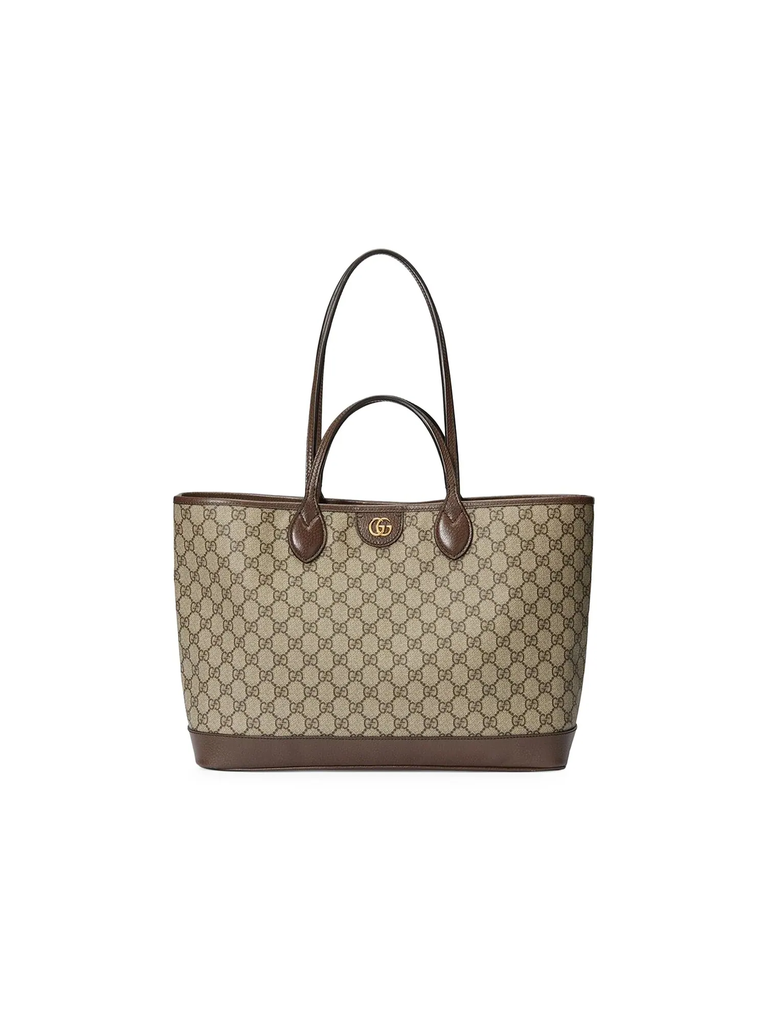 Сумка женская тоут Gucci Ophidia — изображение 1 из 1, бежевый/черное дерево