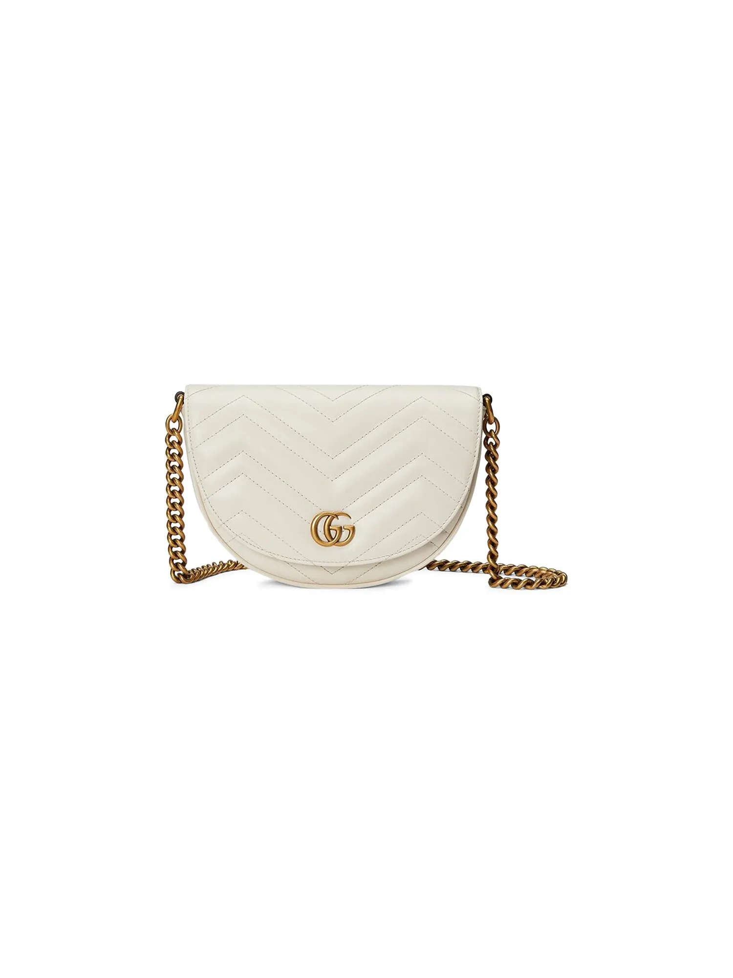 Сумка top-handle Gucci GG Marmont Matelasse Mystic White