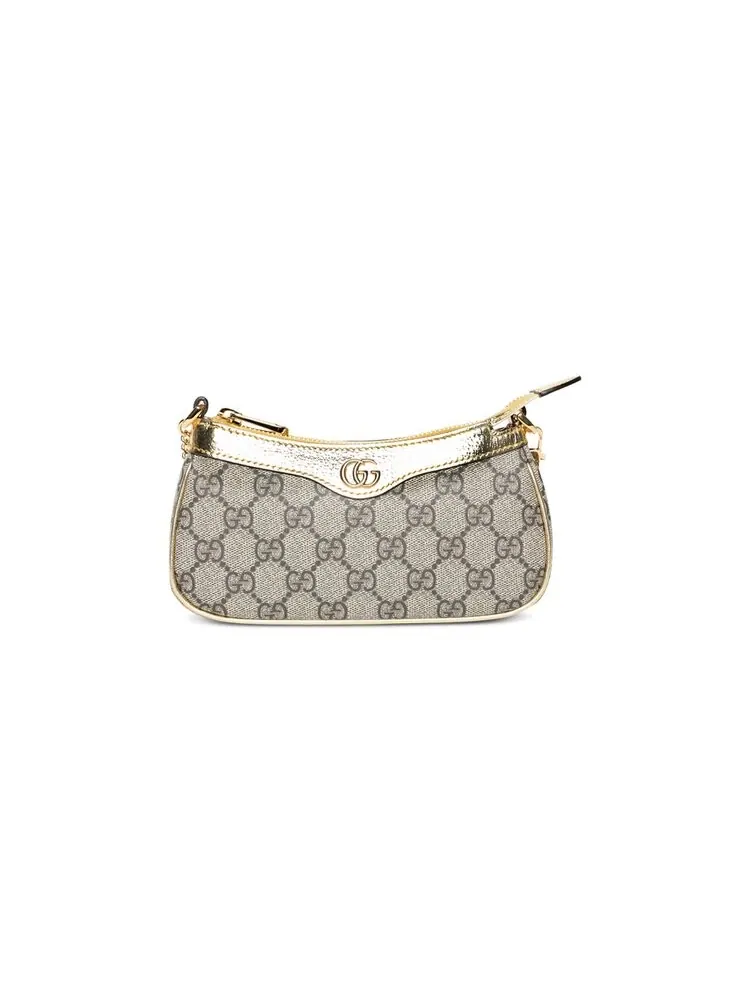 Сумка top-handle Gucci Ophidia Бежевый/Эбони — 1