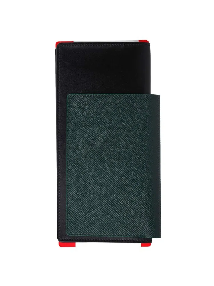 Кошелек Balenciaga Passport Long Wallet 1 Ticket — изображение 2 из 3, зеленый