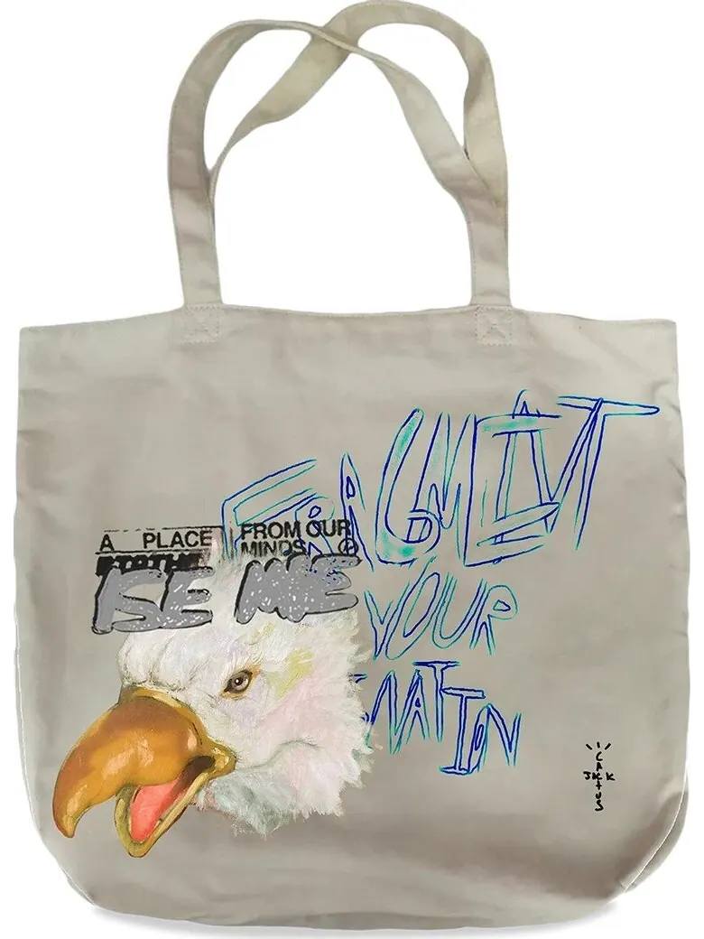 Сумка Cactus Jack by Travis Scott For Fragment Flames Tote White