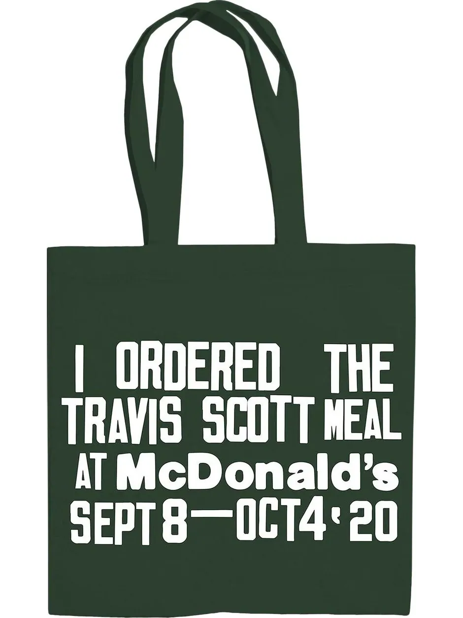 Сумка Cactus Jack by Travis Scott x Cactus Plant Flea Market Burger Mouth Tote Green — 2