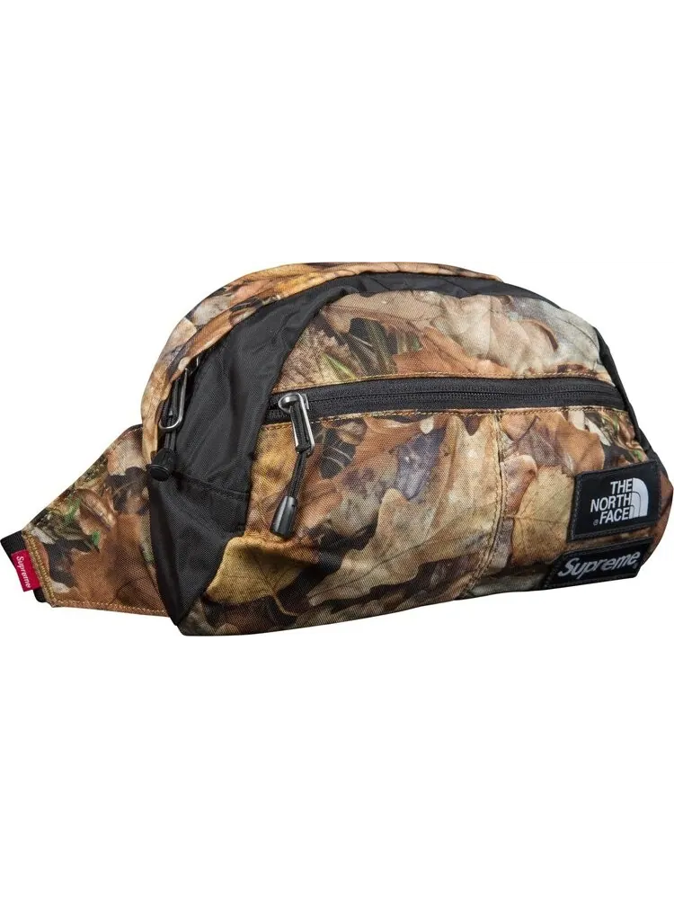 Сумка Supreme x The North Face Roo Ii Lumbar Pack Leaves — 1